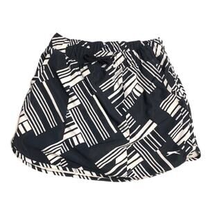 SLAZENGER Golf Black White Print Skirt Skort | S